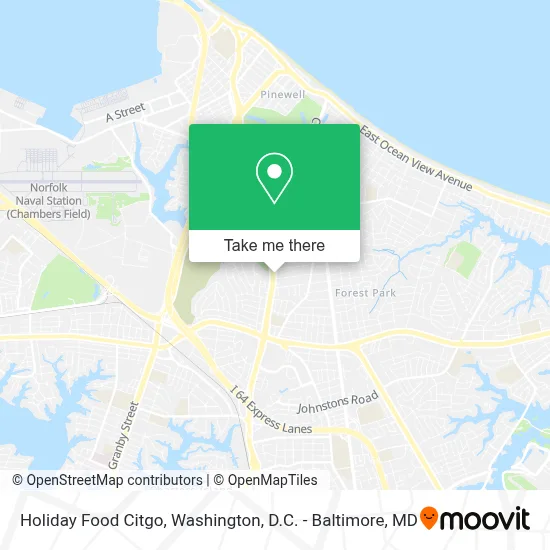 Holiday Food Citgo map