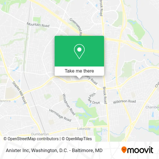 Anixter Inc map
