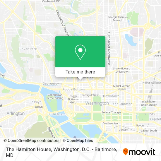 The Hamilton House map