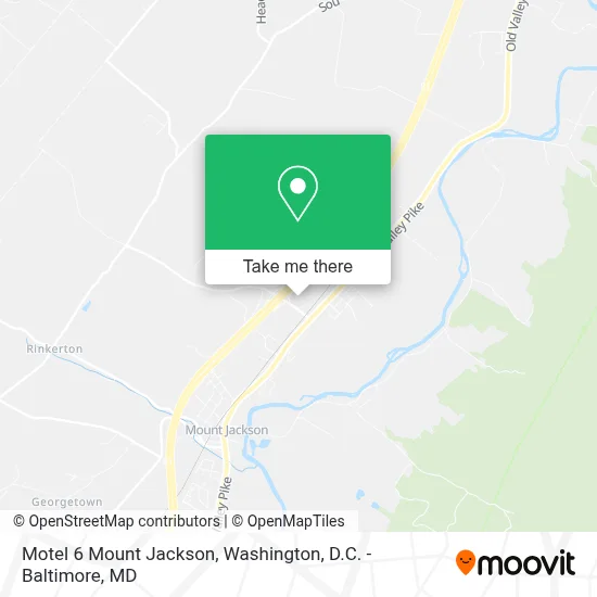 Motel 6 Mount Jackson map