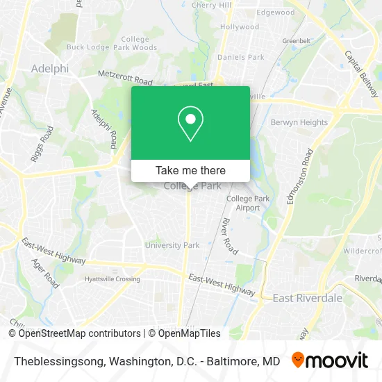 Theblessingsong map