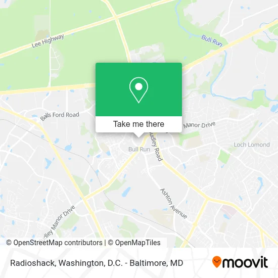 Radioshack map