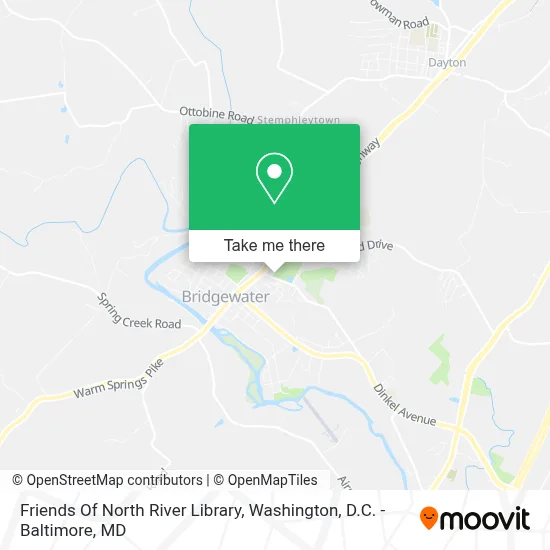 Friends Of North River Library map