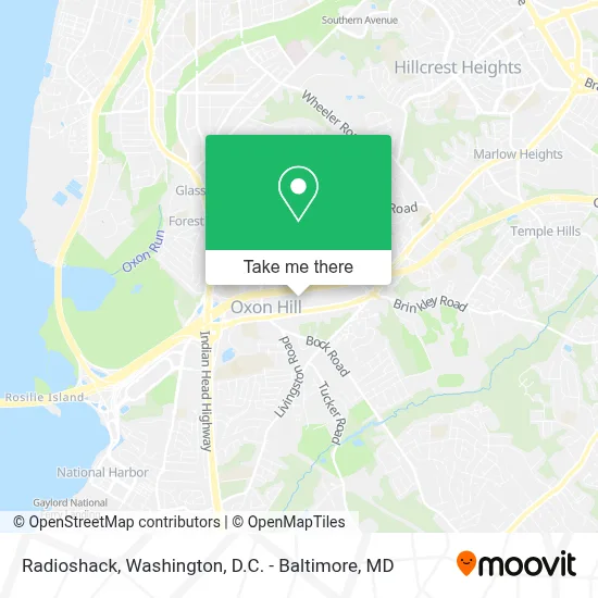 Radioshack map