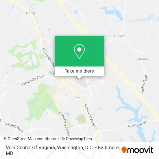 Vein Center Of Virginia map