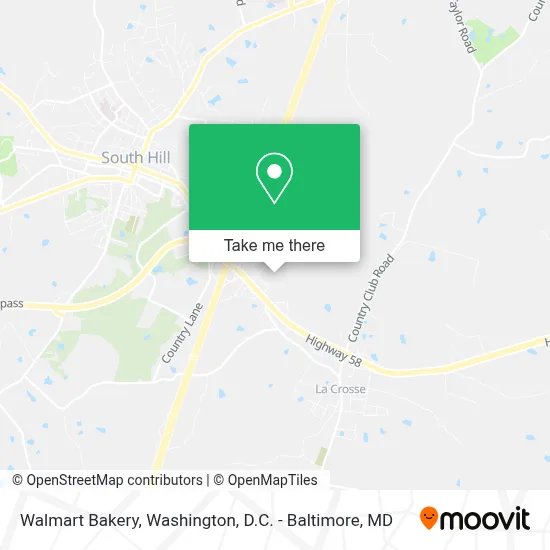Walmart Bakery map