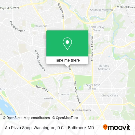 Ap Pizza Shop map