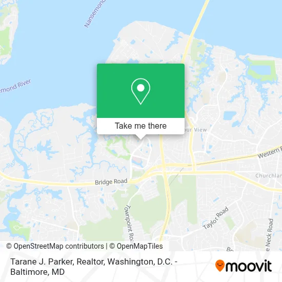 Tarane J. Parker, Realtor map