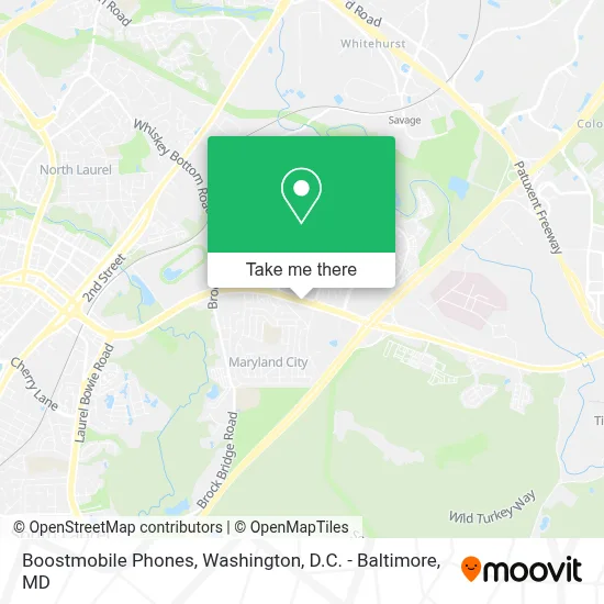 Boostmobile Phones map