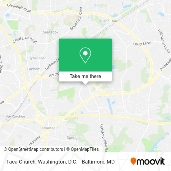 Taca Church map