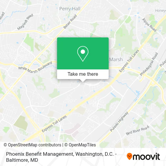 Phoenix Benefit Management map