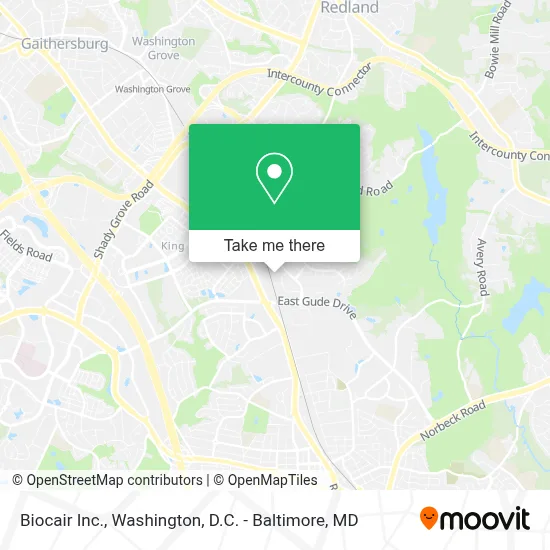 Biocair Inc. map