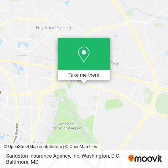 Sandston Insurance Agency, Inc map