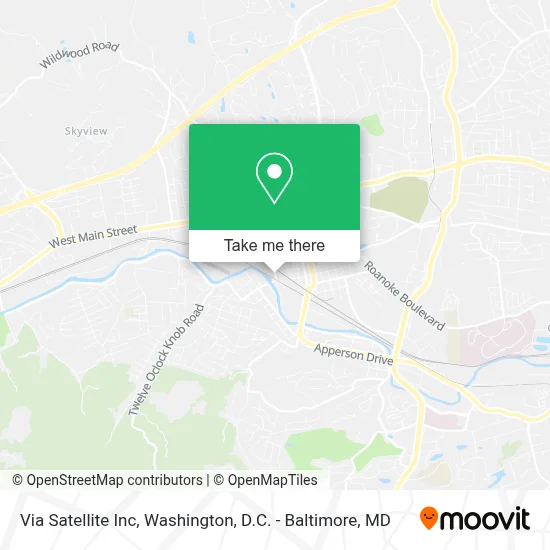 Via Satellite Inc map