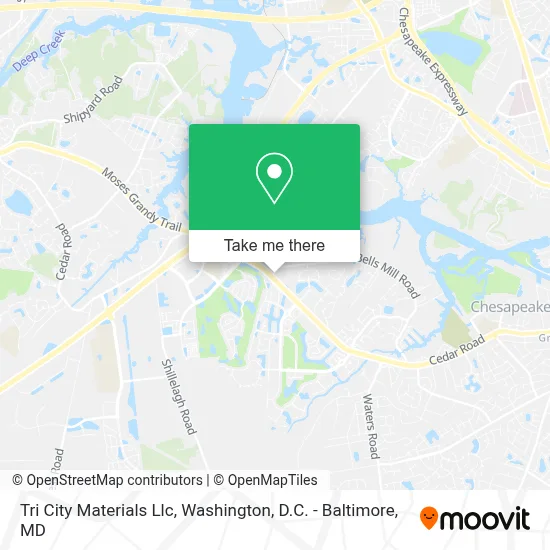 Tri City Materials Llc map
