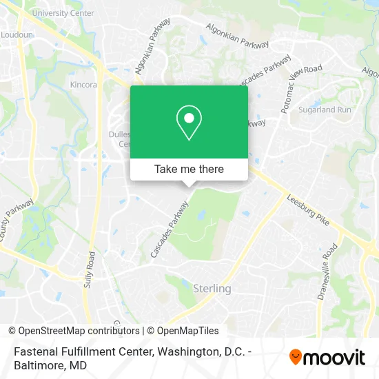 Fastenal Fulfillment Center map