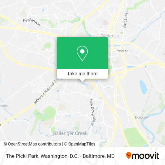 The Pickl Park map