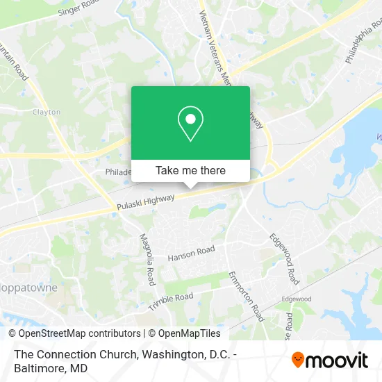 The Connection Church map
