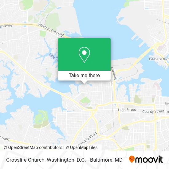 Crosslife Church map