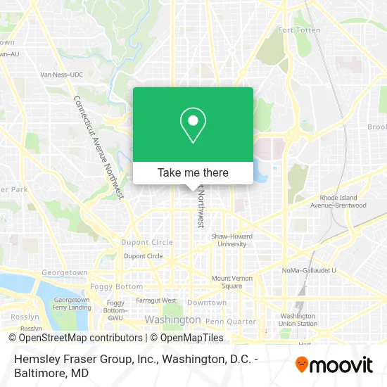 Hemsley Fraser Group, Inc. map