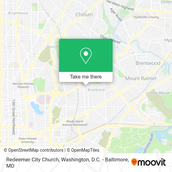 Redeemer City Church map