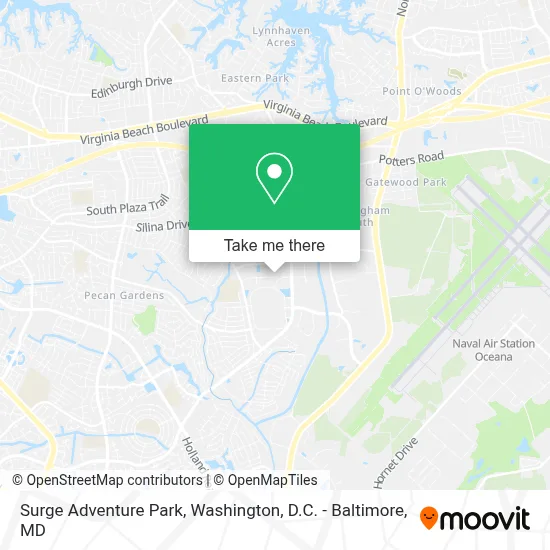 Surge Adventure Park map