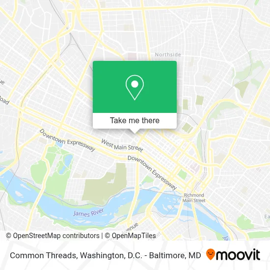 Common Threads map
