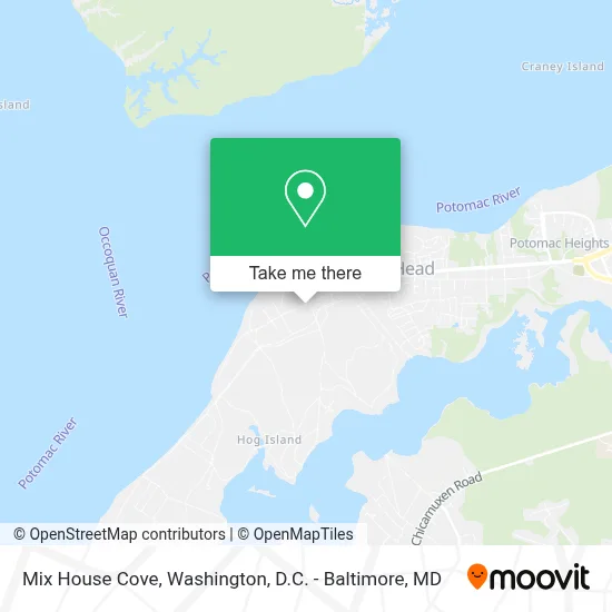 Mix House Cove map