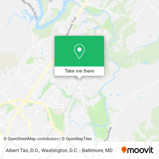 Albert Tao, D.O. map