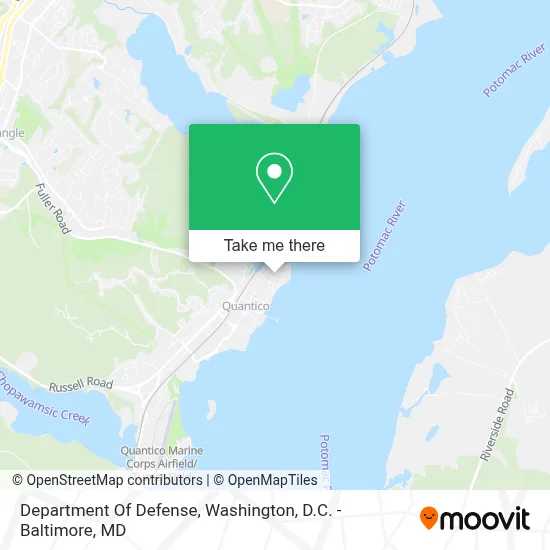 Department Of Defense map