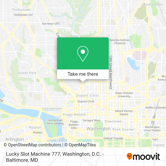 Lucky Slot Machine 777 map
