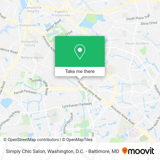 Simply Chic Salon map