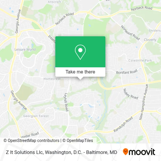 Z It Solutions Llc map