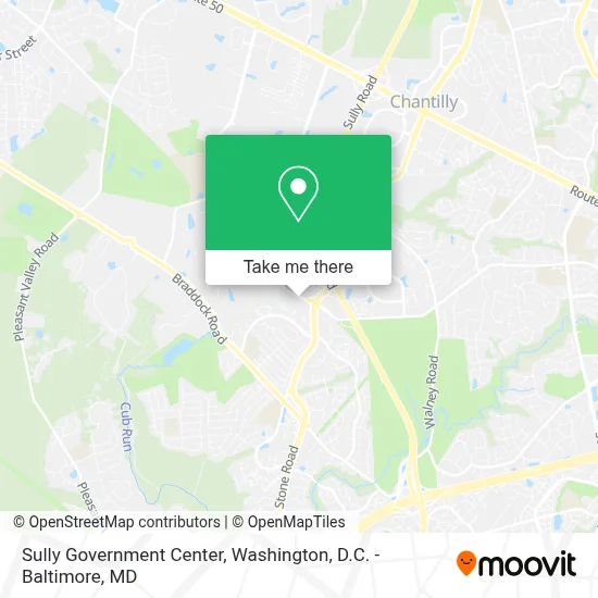 Sully Government Center map