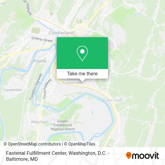 Fastenal Fulfillment Center map