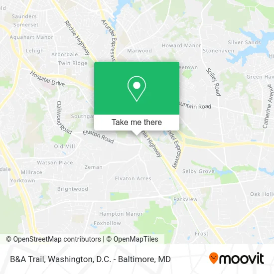 B&A Trail map