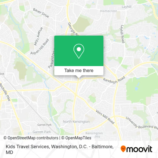 Kids Travel Services map