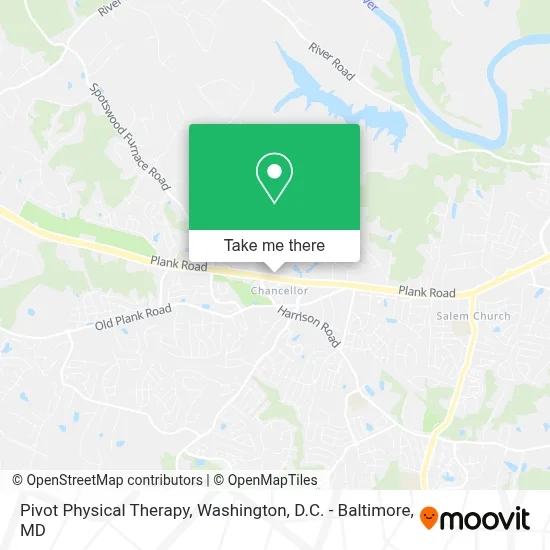 Pivot Physical Therapy map