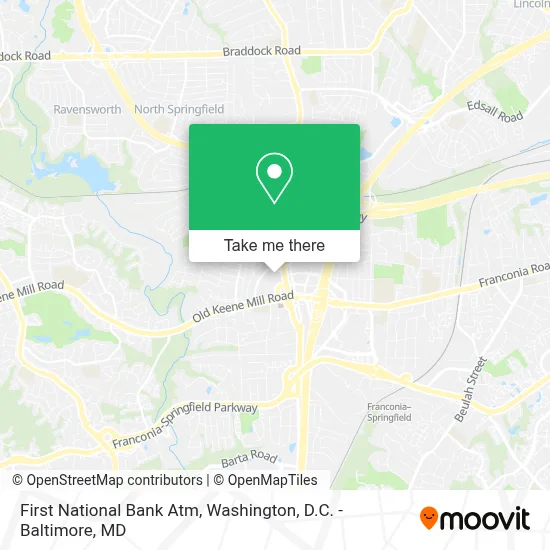 First National Bank Atm map