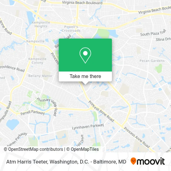 Atm Harris Teeter map