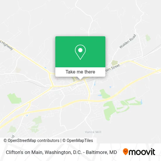 Clifton's on Main map
