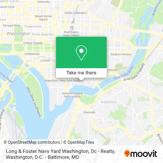 Long & Foster Navy Yard Washington, Dc - Realty map