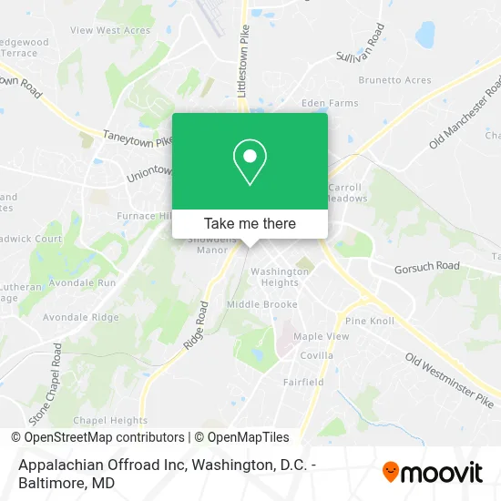 Appalachian Offroad Inc map