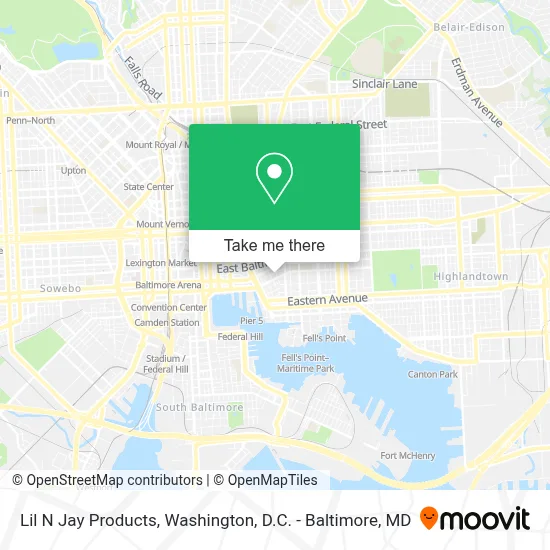 Lil N Jay Products map