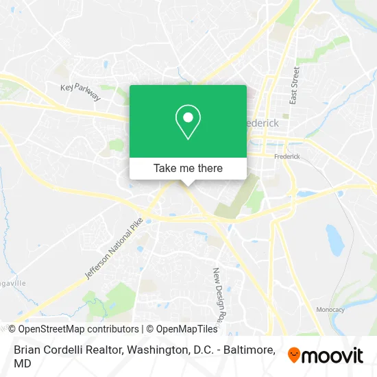 Brian Cordelli Realtor map