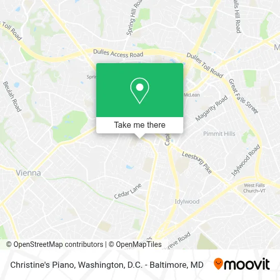 Christine's Piano map