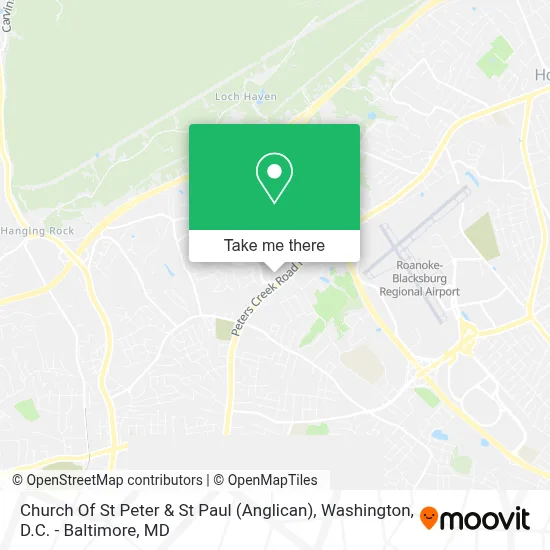 Church Of St Peter & St Paul (Anglican) map