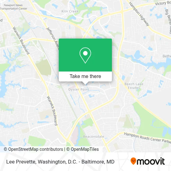 Lee Prevette map