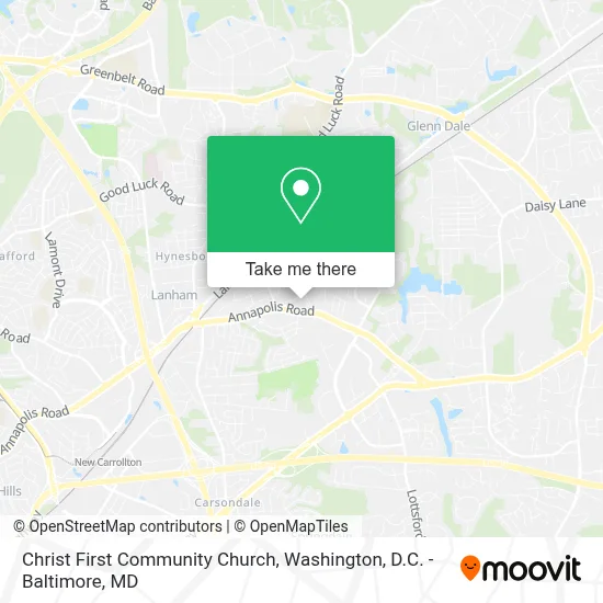 Christ First Community Church map