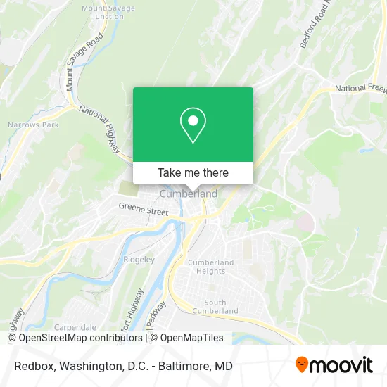 Redbox map